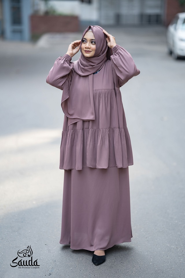 Mauve gown