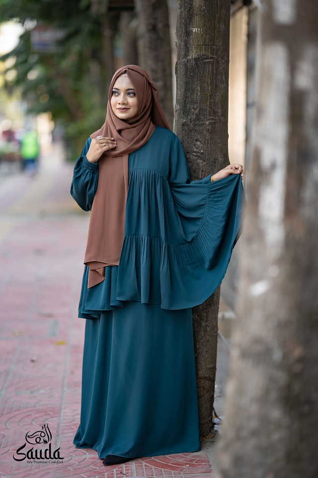 Sea green Gown